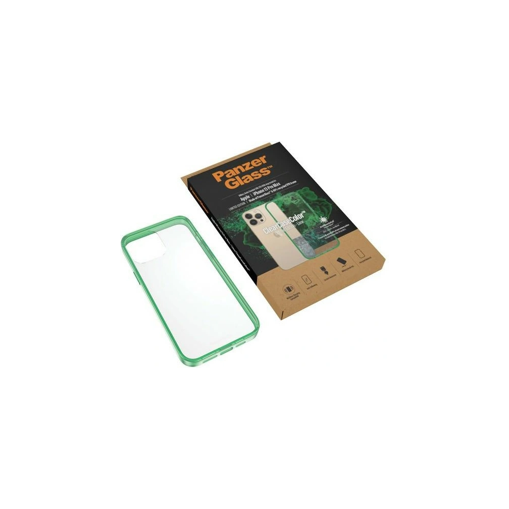Hurtownia GSM - PanzerGlass Apple Case ClearCase iPhone 13 Pro Max Antibakteriell Militärische Qualität Lime 0344 - PZG94 - {ean13} - Hurt