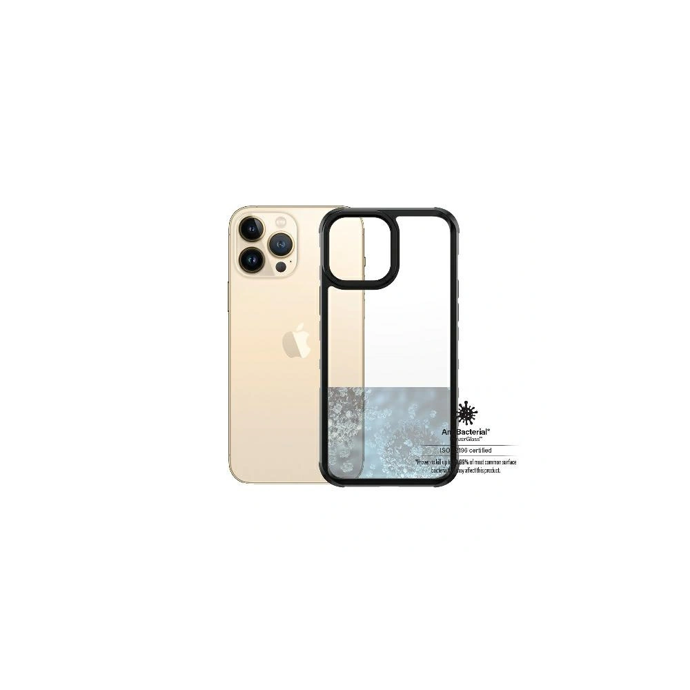Hurtownia GSM - Etui PanzerGlass ClearCase Apple iPhone 13 Pro Max černé antibakteriální vojenské třídy SilverBullet 0320 - PZG97 - {ean13} - Hurt