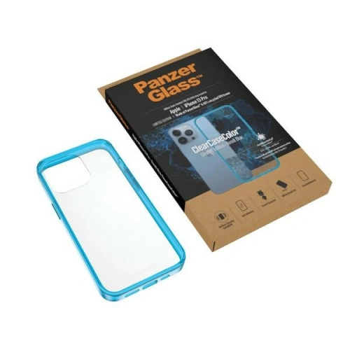 Etui PanzerGlass ClearCase Apple iPhone 13 Pro Antibacterial Military grade Bondi Blue 0336
