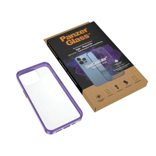Etui PanzerGlass ClearCase Apple iPhone 13 Pro Antibacterial Military grade Grape 0337
