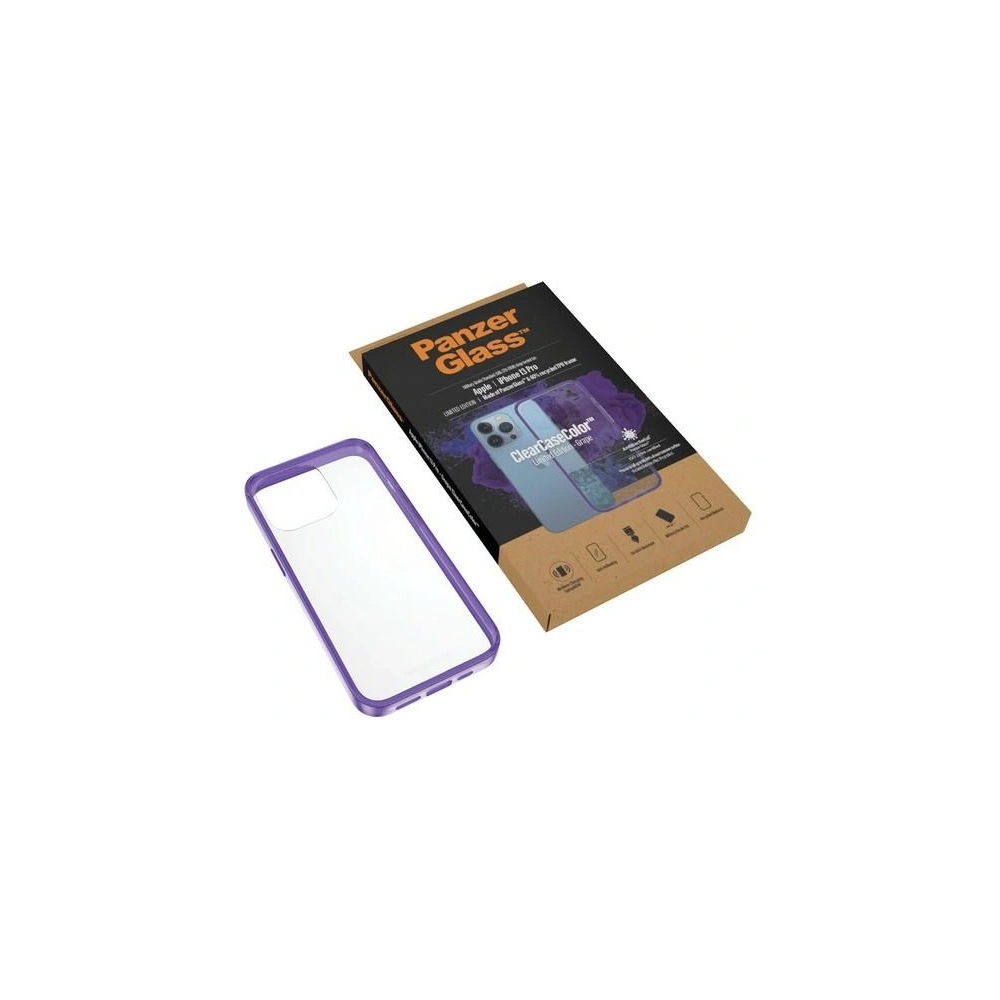 Hurtownia GSM - Etui PanzerGlass ClearCase Apple iPhone 13 Pro Antibakteriális Katonai minőségű Szőlő 0337 - PZG99 - {ean13} - Hurt