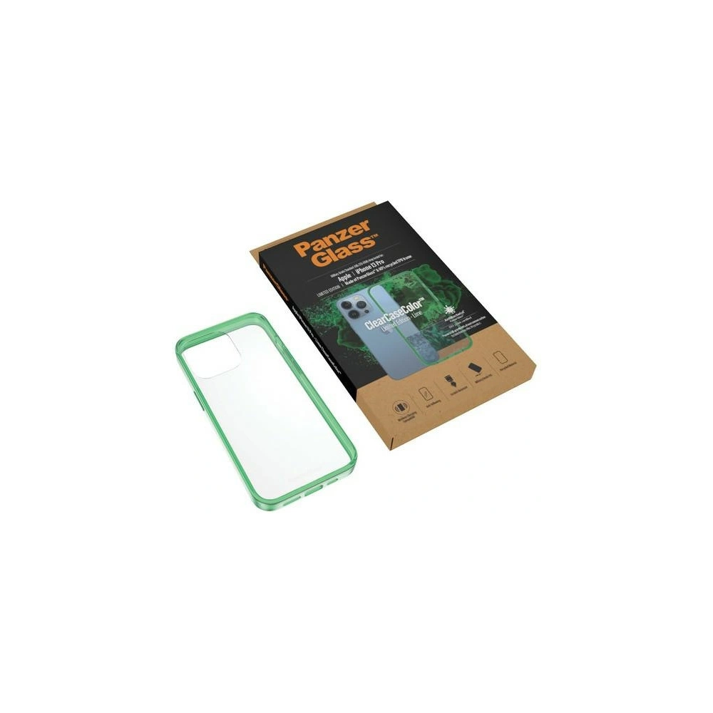 Wholesale PanzerGlass ClearCase Apple iPhone 13 Pro Antibacterial Military grade Lime 0339 - PZG100 - {ean13} - Hurt