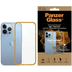 Etui PanzerGlass ClearCase Apple iPhone 13 Pro Antibacterial Military grade Tangerine 0338