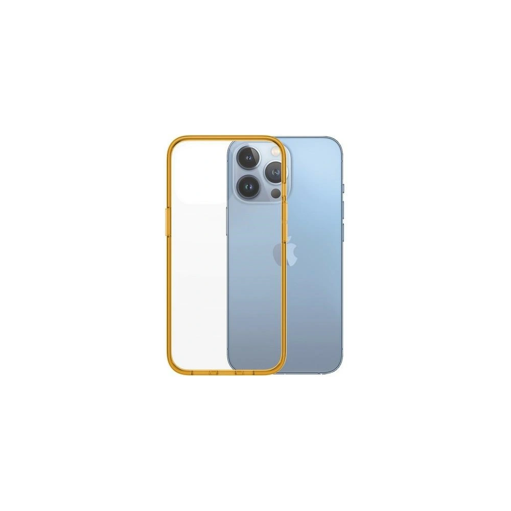 Hurtownia GSM - Etui PanzerGlass ClearCase Apple iPhone 13 Pro Antibacterian Grad militar Tangerine 0338 - PZG101 - {ean13} - Hurt