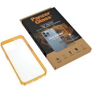 Etui PanzerGlass ClearCase Apple iPhone 13 Pro Antibacterial Military grade Tangerine 0338