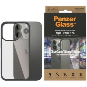 Hurtownia GSM - Etui PanzerGlass ClearCase Apple iPhone 14 Pro Antibacterian negru/black 0406 - PZG103 - {ean13} - Hurt
