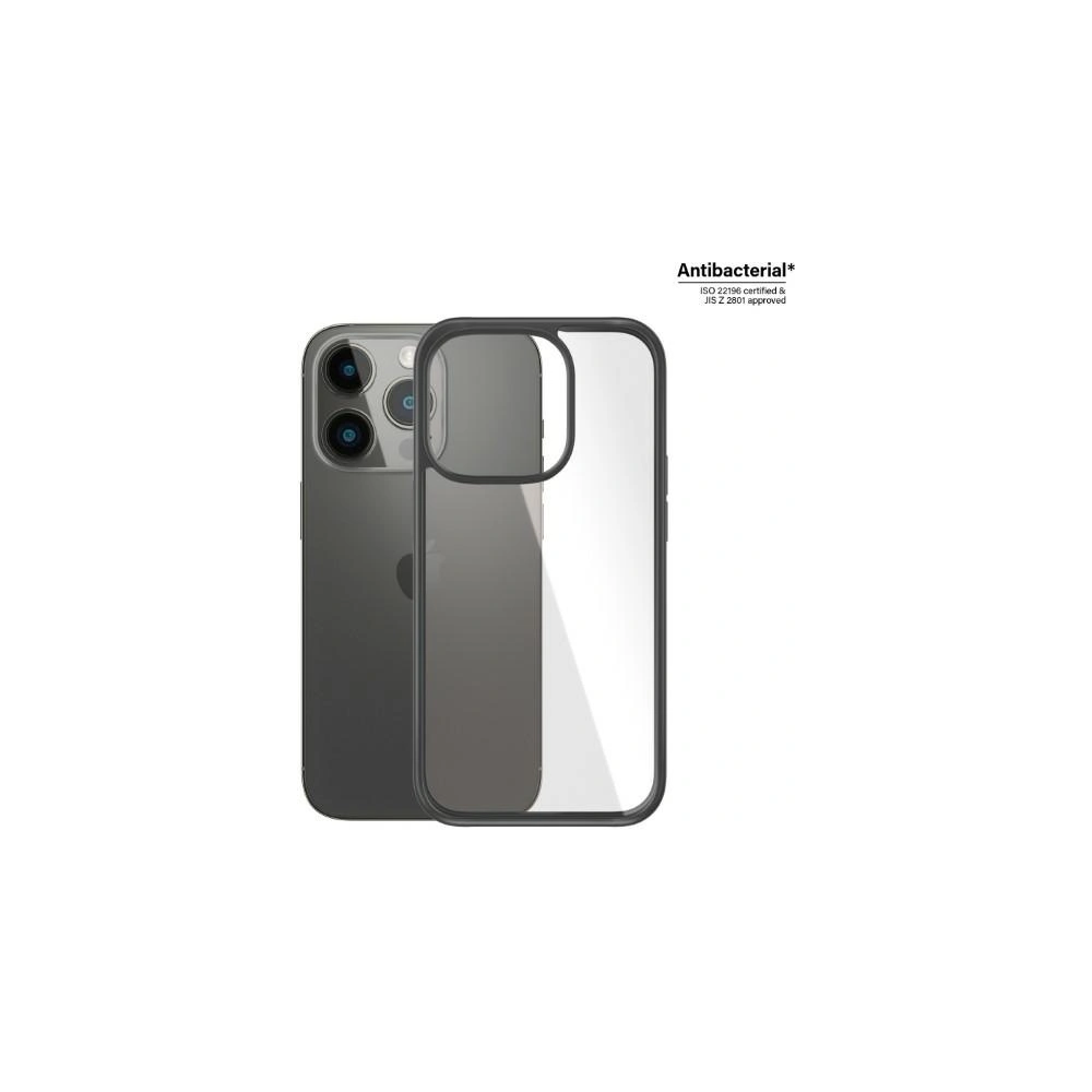 Hurtownia GSM - Etui PanzerGlass ClearCase Apple iPhone 14 Pro Antibacterian negru/black 0406 - PZG103 - {ean13} - Hurt