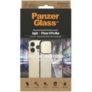 PanzerGlass ClearCase Apple iPhone 14 Pro Max Antibacterial black 0408