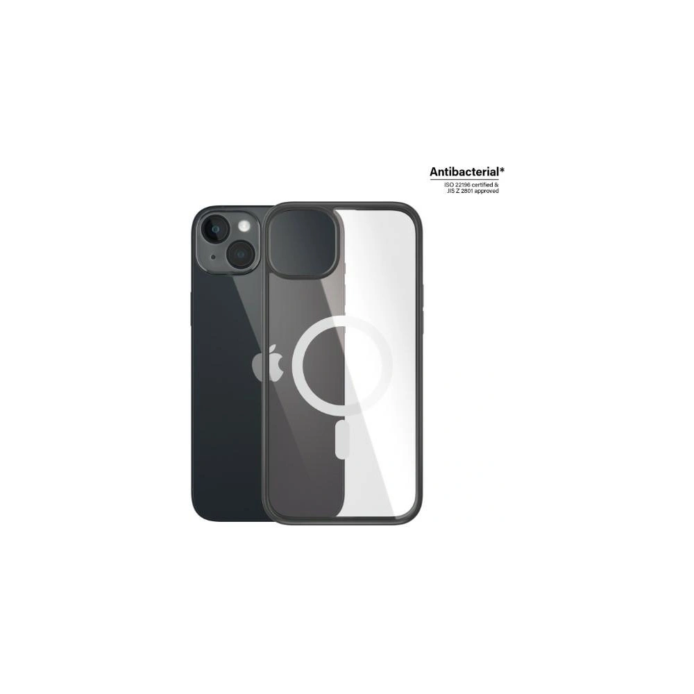 Wholesale PanzerGlass ClearCase MagSafe Apple iPhone 14 Plus / 15 Plus Antibacterial black 0415 - PZG111 - {ean13} - Hurt