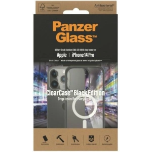 Hurtownia GSM - Etui PanzerGlass ClearCase MagSafe Apple iPhone 14 Pro Antibacterial negru/black 0414 - PZG112 - {ean13} - Hurt
