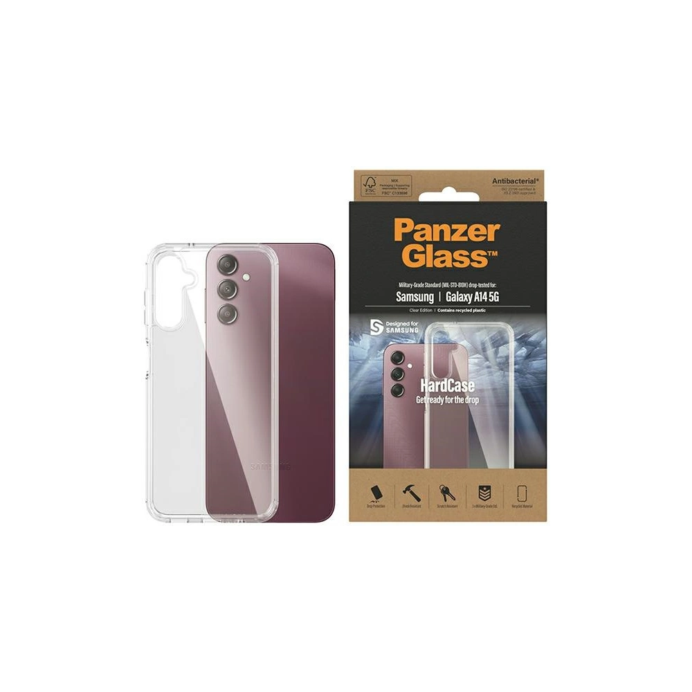 Hurtownia GSM - Etui PanzerGlass ClearCase Samsung Galaxy A14 5G transparent 0436 - PZG115 - {ean13} - Hurt