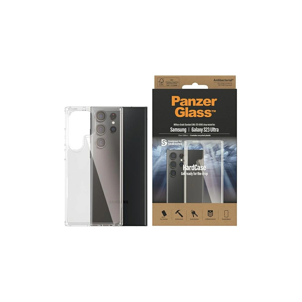 Hurtownia GSM - Etui PanzerGlass ClearCase Samsung Galaxy S23 Ultra čiré 0435 - PZG117 - {ean13} - Hurt