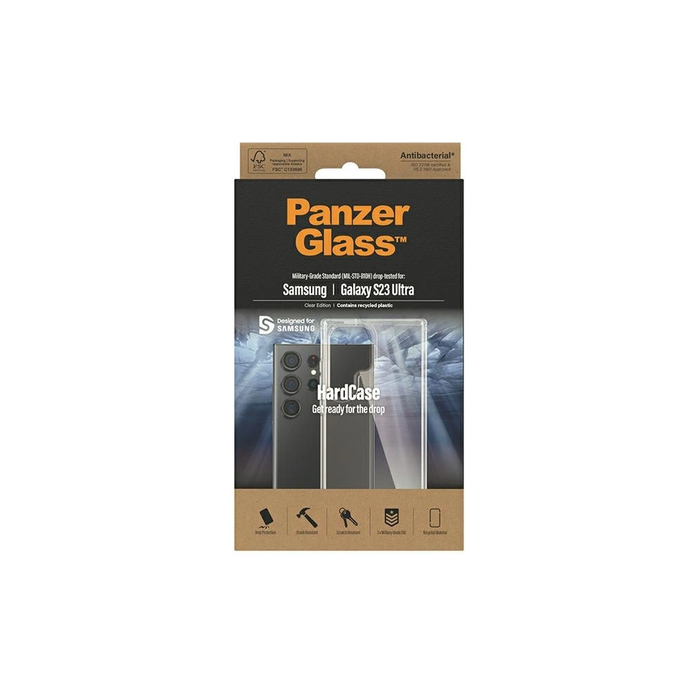 Hurtownia GSM - Etui PanzerGlass ClearCase Samsung Galaxy S23 Ultra čiré 0435 - PZG117 - {ean13} - Hurt