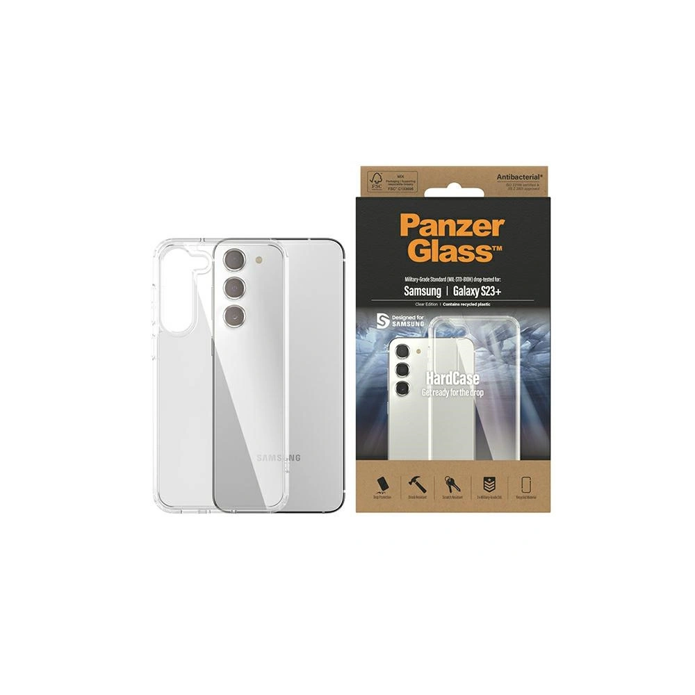 Hurtownia GSM - Etui PanzerGlass ClearCase Samsung Galaxy S23+ Plus transparent 0434 - PZG118 - {ean13} - Hurt