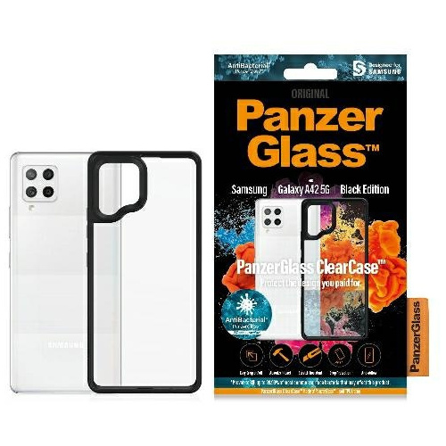 Hurtownia PanzerGlass - 5711724002946 - PZG119 - Etui PanzerGlass ClearCase Samsung Galaxy A42 5G czarny/black - B2B homescreen