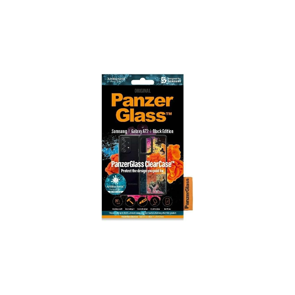 Hurtownia GSM - Etui PanzerGlass ClearCase Samsung Galaxy A72 schwarz/black - PZG120 - {ean13} - Hurt