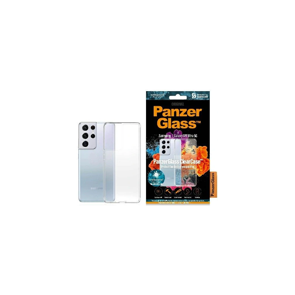 Hurtownia GSM - Etui PanzerGlass ClearCase Samsung Galaxy S21 Ultra transparent - PZG124 - {ean13} - Hurt