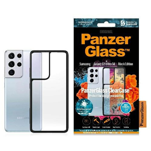 Hurtownia PanzerGlass - 5711724002632 - PZG125 - Etui PanzerGlass ClearCase Samsung Galaxy S21 Ultra czarny/black - B2B homescreen