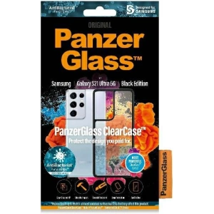 Hurtownia GSM - Etui PanzerGlass ClearCase Samsung Galaxy S21 Ultra negru/black - PZG125 - {ean13} - Hurt