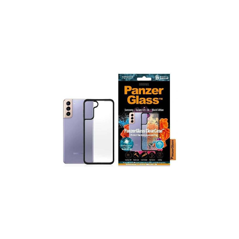 Hurtownia GSM - Etui PanzerGlass ClearCase Samsung Galaxy S21+ Plus černý/black - PZG127 - {ean13} - Hurt