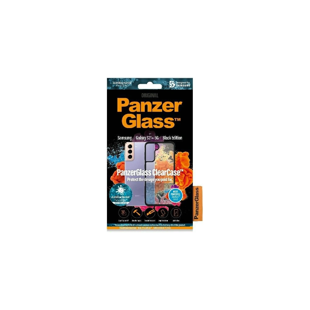 Hurtownia GSM - Etui PanzerGlass ClearCase Samsung Galaxy S21+ Plus černý/black - PZG127 - {ean13} - Hurt