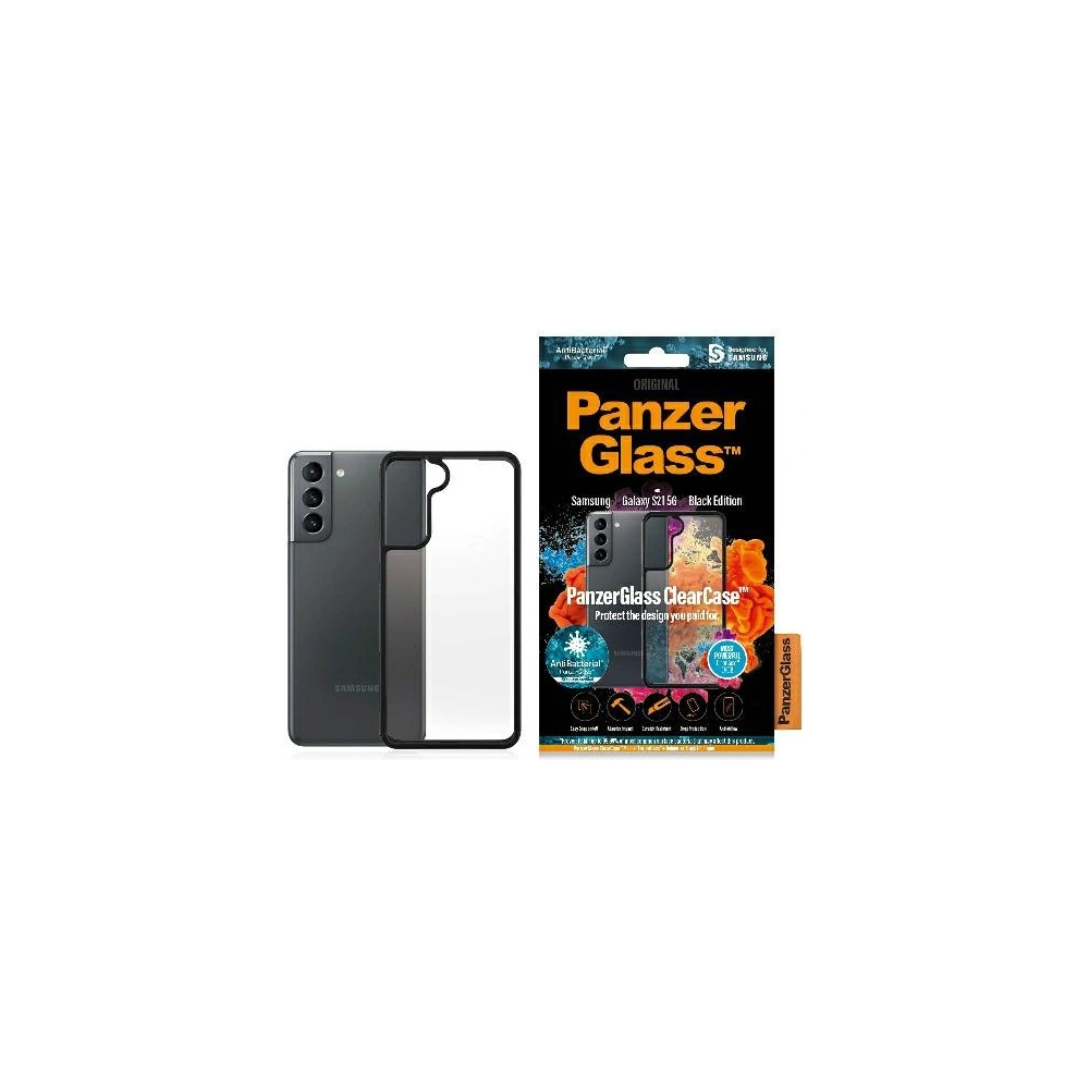 Hurtownia GSM - Etui PanzerGlass ClearCase Samsung Galaxy S21 G991 negru/black - PZG128 - {ean13} - Hurt