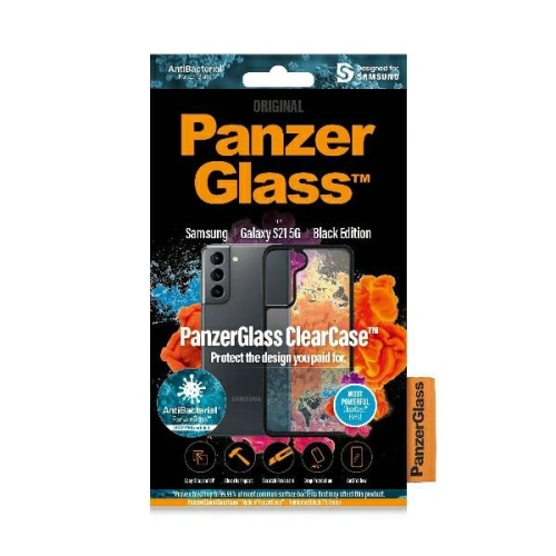 Etui PanzerGlass ClearCase Samsung Galaxy S21 G991 czarny/black