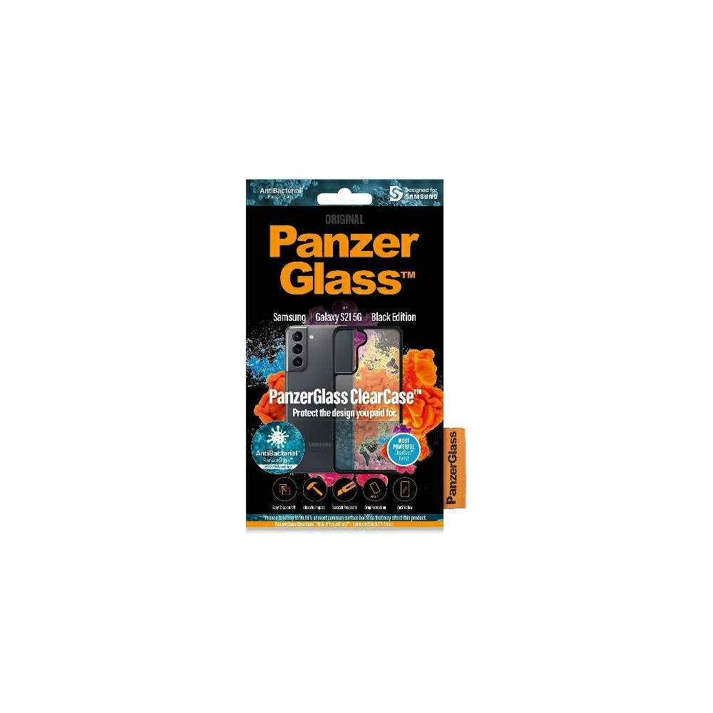Hurtownia GSM - Etui PanzerGlass ClearCase Samsung Galaxy S21 G991 negru/black - PZG128 - {ean13} - Hurt