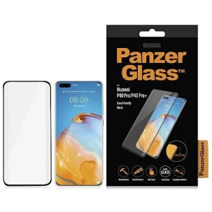Hurtownia GSM - Edzett üveg PanzerGlass Curved Super+ Huawei P40 Pro/P40 Pro+ Plus Case Friendly Ujjlenyomat fekete/black - PZG130 - {ean13} - Hurt
