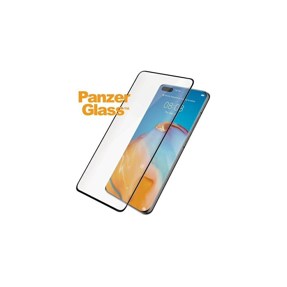 Hurtownia GSM - Edzett üveg PanzerGlass Curved Super+ Huawei P40 Pro/P40 Pro+ Plus Case Friendly Ujjlenyomat fekete/black - PZG130 - {ean13} - Hurt