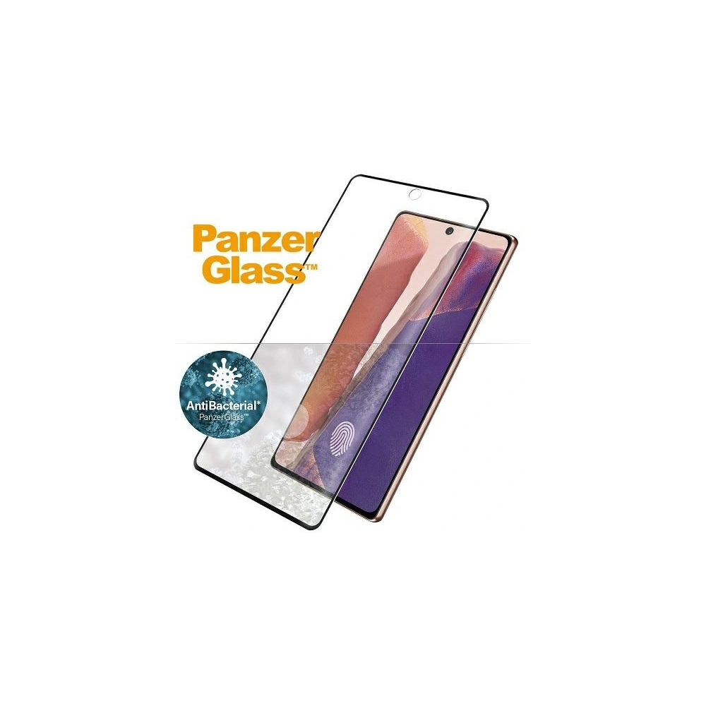 Hurtownia GSM - Tvrzené sklo PanzerGlass Curved Super+ Samsung Galaxy Note 20 Case Friendly Finger Print AntiBacterial černé/black - PZG132 - {ean13} - Hurt