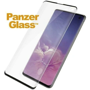 Hurtownia GSM - Gehärtetes Glas PanzerGlass Curved Super+ Samsung Galaxy S10 Case Friendly Finger Print schwarz/black - PZG134 - {ean13} - Hurt