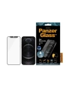 Gehärtetes Glas PanzerGlass E2E Anti-Bluelight Apple iPhone 12/12 Pro Case Friendly Antibakteriell Mikrofraktur schwarz/black