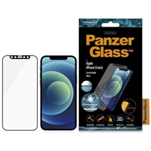 Hurtownia GSM - Gehärtetes Glas PanzerGlass E2E Anti-Glare Apple iPhone 12 mini Case Friendly Antibakteriell Anti-Glare schwarz/black - PZG142 - {ean13} - Hurt