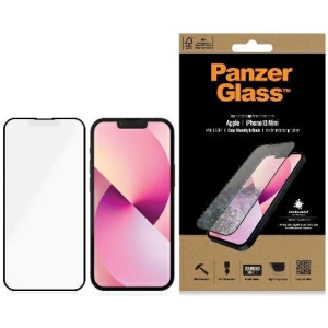 Szkło hartowane PanzerGlass E2E Anti-Glare Apple iPhone 13 mini Case Friendly AntiBacterial MicroFracture czarny/black Pro2753 Szkło hartowane PanzerGlass E2E Anti-Glare Apple iPhone 13 mini Case Friendly AntiBacterial MicroFracture czarny/black Pro2753