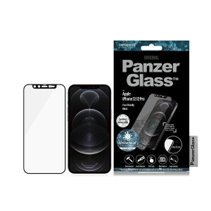 Hurtownia GSM - Sklo tvrzené PanzerGlass E2E Microfracture Apple iPhone 12/12 Pro CamSlider Swarovsky Case Friendly AntiBacterial černý/black - PZG147 - {ean13} - Hurt