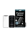 PanzerGlass E2E Microfracture Apple iPhone 12/12 Pro CamSlider Swarovsky Case Friendly AntiBacterial black