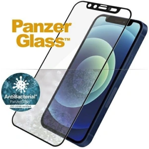 Hurtownia GSM - Gehärtetes Glas PanzerGlass E2E Mikroriss Apple iPhone 12 mini CamSlider Case Friendly Antibakteriell schwarz/black - PZG150 - {ean13} - Hurt