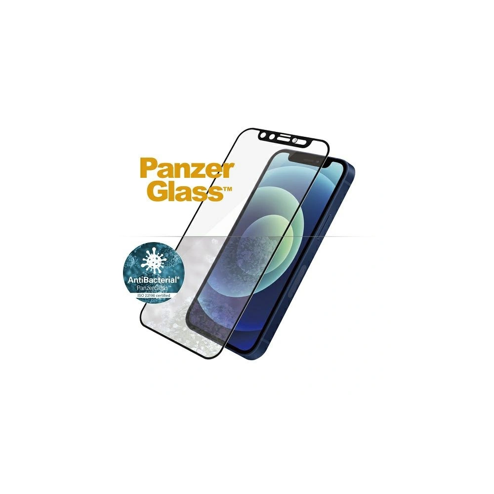Hurtownia GSM - Gehärtetes Glas PanzerGlass E2E Mikroriss Apple iPhone 12 mini CamSlider Swarovsky Case Friendly AntiBacterial schwarz/black - PZG151 - {ean13} - Hurt