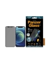 Gehärtetes Glas PanzerGlass E2E Mikroriss Apple iPhone 12 mini Case Friendly CamSlider Privacy Antibakteriell schwarz/black