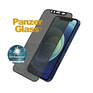 Hurtownia GSM - Gehärtetes Glas PanzerGlass E2E Mikroriss Apple iPhone 12 mini Case Friendly CamSlider Privacy Antibakteriell schwarz/black - PZG152 - {ean13} - Hurt