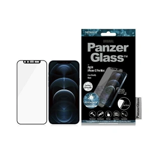Hurtownia GSM - Tvrzené sklo PanzerGlass E2E Microfracture Apple iPhone 12 Pro Max CamSlider Swarovsky Case Friendly AntiBacterial černé/black - PZG153 - {ean13} - Hurt