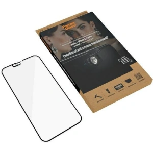 Szkło hartowane PanzerGlass E2E Microfracture Apple iPhone 16e / 14 / 13 / 13 Pro CamSlider Swarovsky Case Friendly AntiBacterial czarny/black 2751