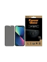 Edzett üveg PanzerGlass E2E Microfracture Apple iPhone 16e / 14 / 13 / 13 Pro Case Friendly CamSlider Privacy Antibakteriális fekete/black P2748