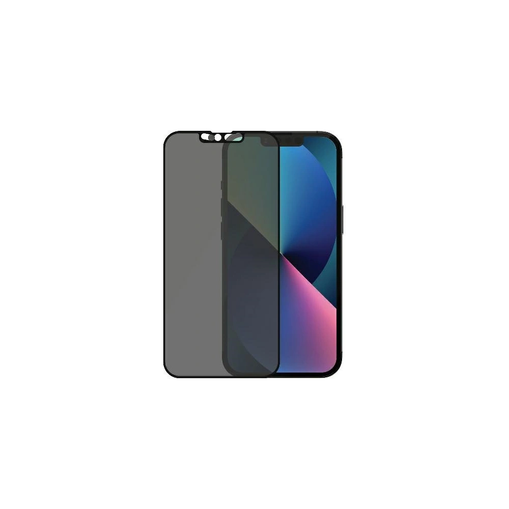 Hurtownia GSM - Sticlă securizată PanzerGlass E2E Microfracture Apple iPhone 16e / 14 / 13 / 13 Pro Case Friendly CamSlider Privacy Antibacterial negru/black P2748 - PZG159 - {ean13} - Hurt