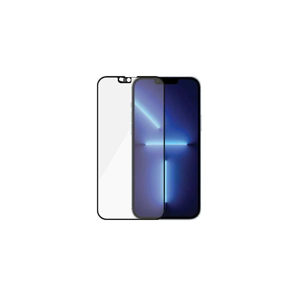 Hurtownia GSM - Tvrzené sklo PanzerGlass E2E Microfracture Apple iPhone 13 Pro Max CamSlider Case Friendly AntiBacterial černé/black 2749 - PZG163 - {ean13} - Hurt