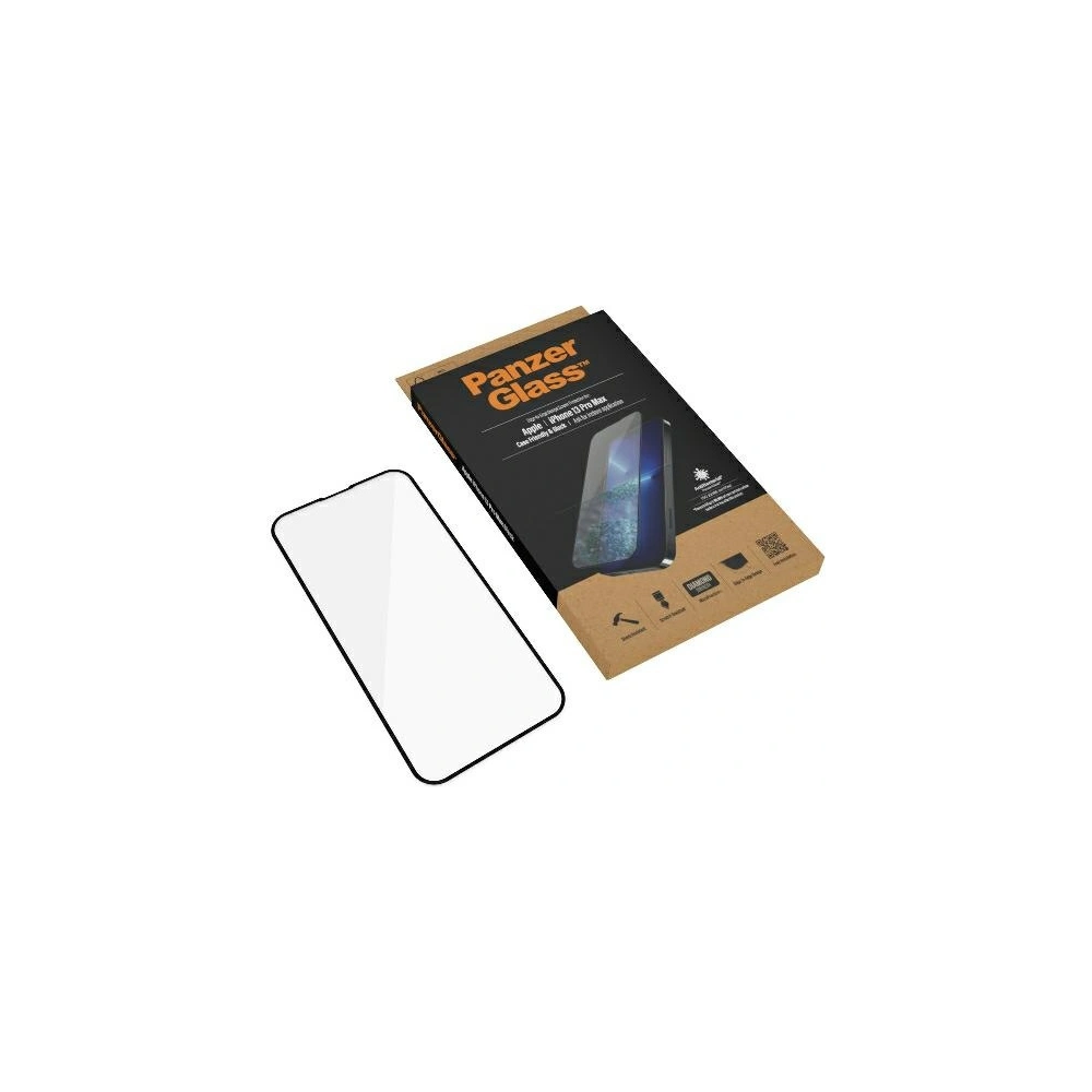 Hurtownia GSM - Tvrdé sklo PanzerGlass E2E Microfracture Apple iPhone 13 Pro Max Case Friendly AntiBacterial černé/black Pro2746 - PZG165 - {ean13} - Hurt