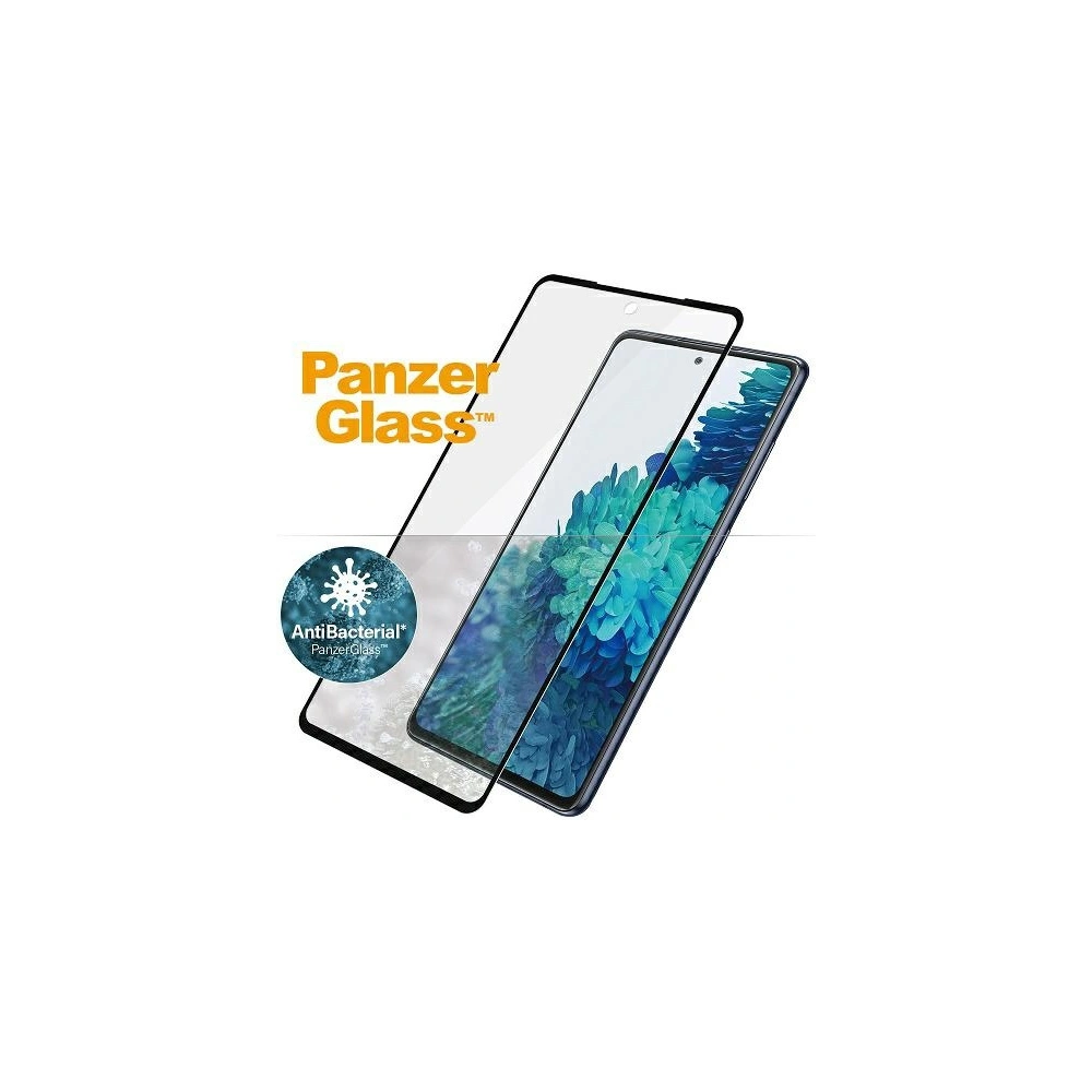 Hurtownia GSM - Sticlă securizată PanzerGlass E2E Microfracture Samsung Galaxy S20 FE Case Friendly Finger Print AntiBacterial negru/black - PZG170 - {ean13} - Hurt