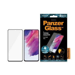 Hurtownia GSM - Gehärtetes Glas PanzerGlass E2E Mikroriss Samsung Galaxy S21 FE Case Friendly Fingerabdruck Antibakteriell schwarz/black 7275 - PZG172 - {ean13} - Hurt