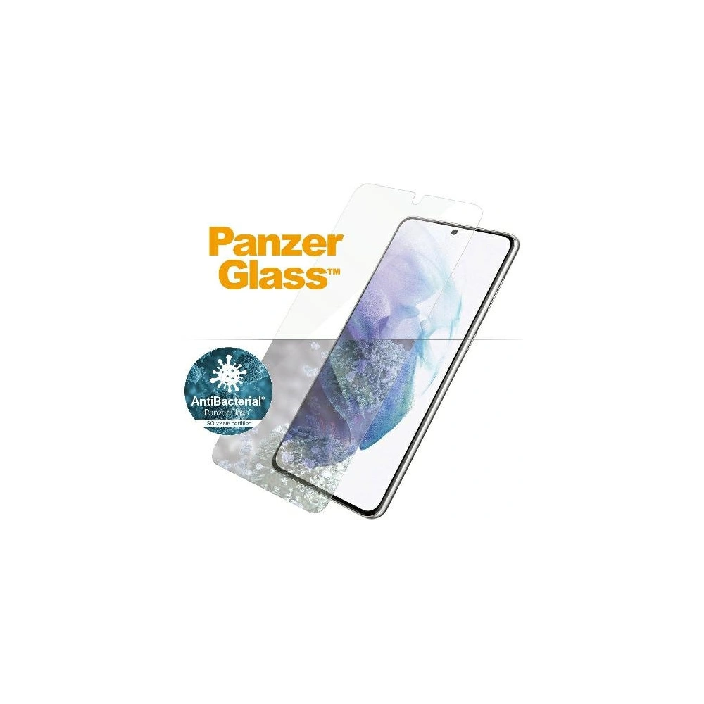 Hurtownia GSM - Tvrzené sklo PanzerGlass E2E Microfracture Samsung Galaxy S21+ Plus Case Friendly Finger Print AntiBacterial černý/black - PZG173 - {ean13} - Hurt